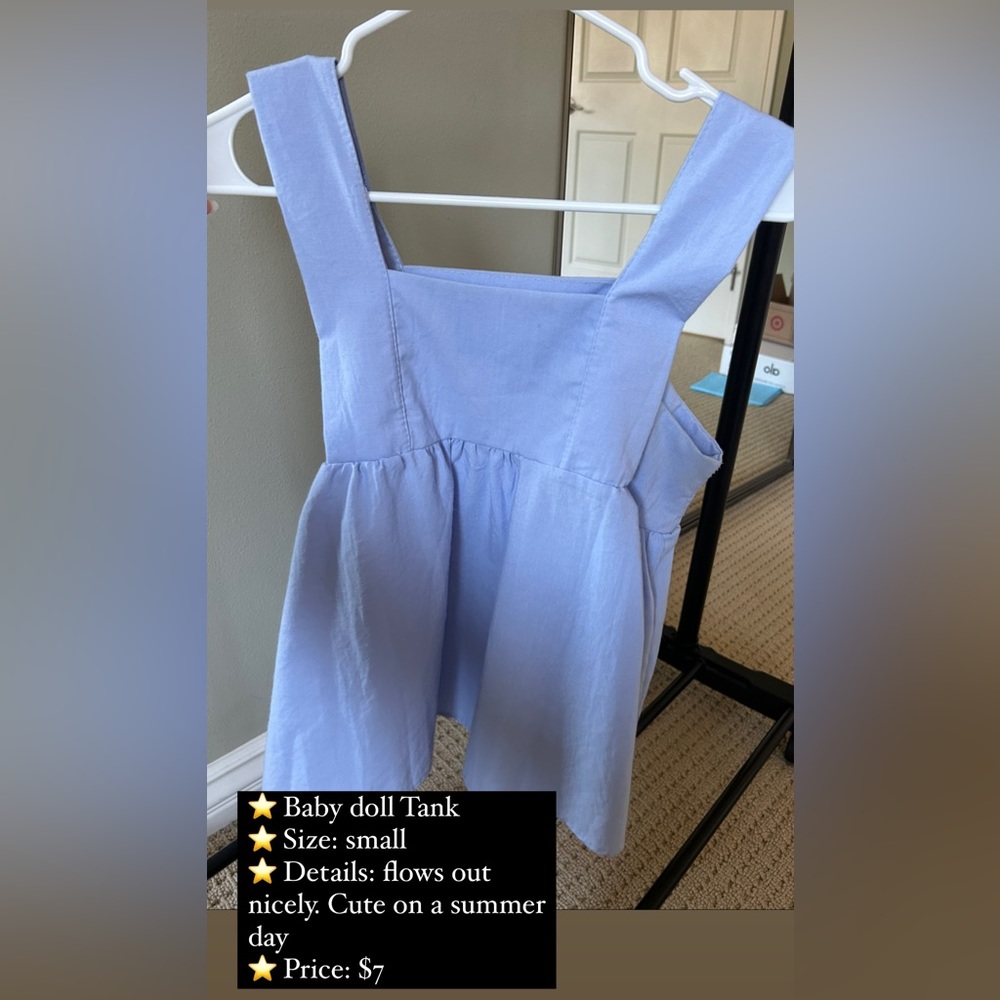 Babydoll tank
